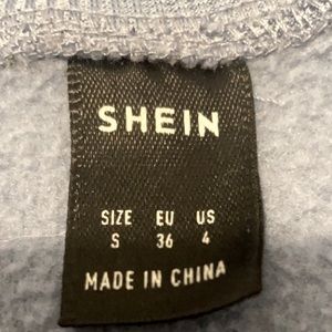 S blue SHEIN crew neck